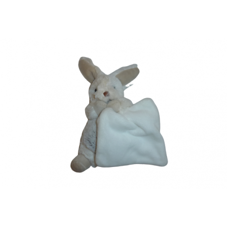 Doudou peluche lapin mouchoir Flocons BN749 Baby'Nat