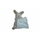 Doudou peluche lapin mouchoir Flocons BN749 Baby'Nat