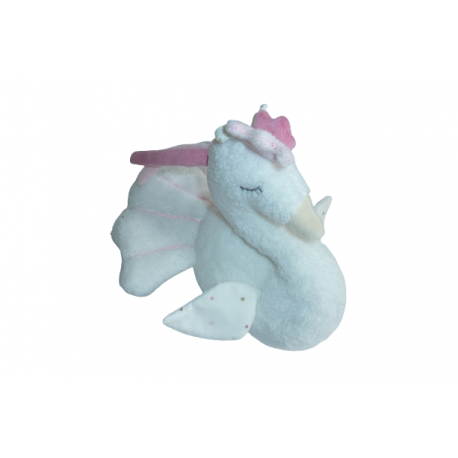 Doudou peluche musicale cygne Baby Swan Sauthon