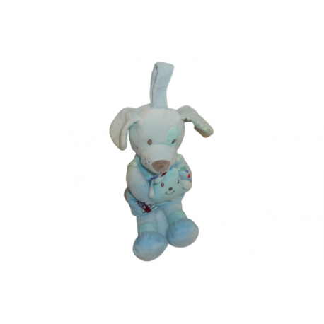 Doudou peluche musical chien Tex Baby