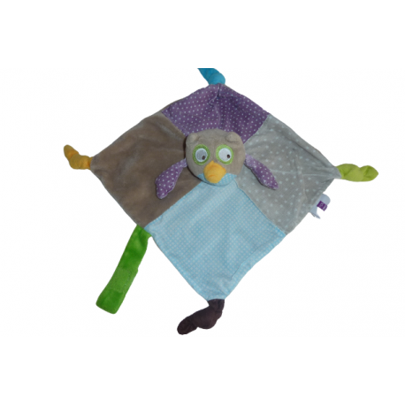 Doudou hibou chouette Tex Baby