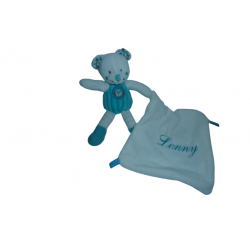 Doudou peluche mouchoir ours Nicotoy Simba Dickie