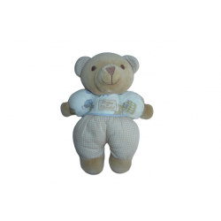 Doudou peluche ours Tartine et Chocolat