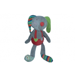 Doudou peluche lapin Ebulobo