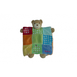 Doudou marionnette ours Colors Kaloo