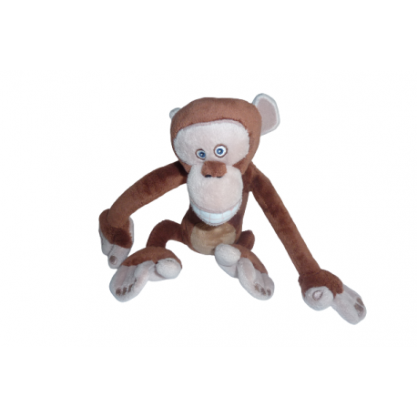 Doudou peluche singe Madagascar 2 Gipsy