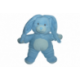 Doudou peluche lapin bleu Gipsy