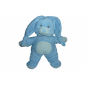 Doudou peluche lapin bleu Gipsy
