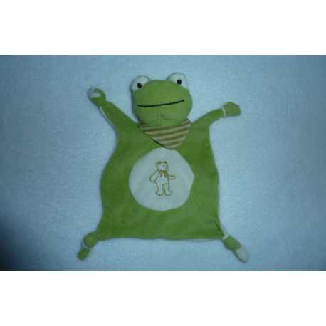 Doudou grenouille Les Petites Marie