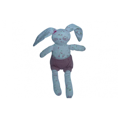 Doudou peluche lapin Petit Bateau