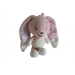 Doudou peluche lapin Auchan