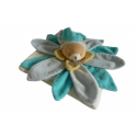 Doudou ours Collector fleur bleu tatoo DC229 Doudou et Compagnie