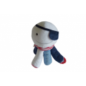 Doudou peluche pieuvre pirate Obaibi