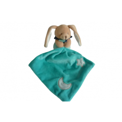 Doudou lapin peluche mouchoir luminescent BN0537 Baby'Nat