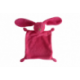 Doudou lapin fuchsia Nicotoy