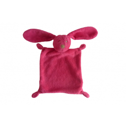 Doudou lapin fuchsia Nicotoy