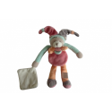 Doudou peluche pantin ours pêche fraise DC2373 Doudou et Compagnie