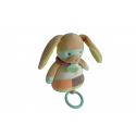 Doudou peluche musicale lapin Les Masqués BN0122 Baby'Nat