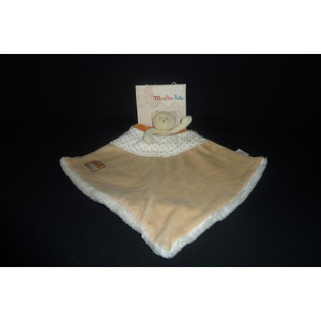 DOUDOU OURS PLUME ET POLOCHON NEUF MOULIN ROTY