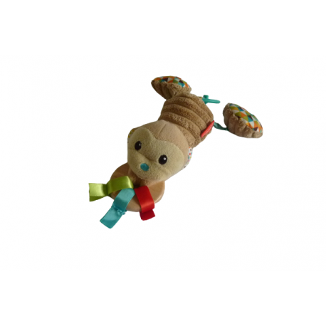Doudou peluche éveil singe Infantino