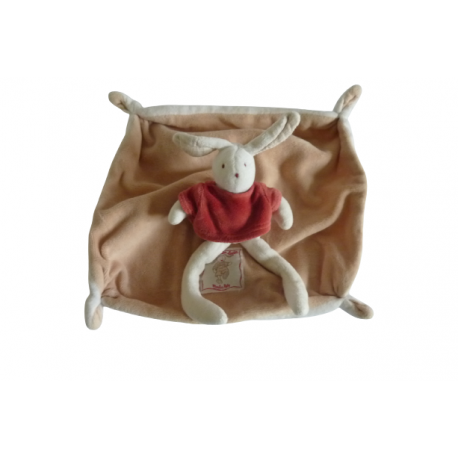 Doudou peluche mouchoir Martin le lapin Moulin Roty