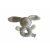 Doudou hochet ours déguisé en lapin Prémaman