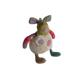 Doudou peluche musicale lapin Les jolis pas Beaux Moulin Roty