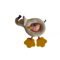 Doudou hochet éléphant Moulin Roty