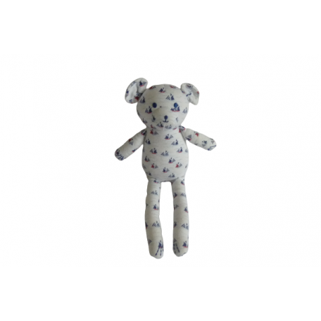 Doudou peluche souris Petit Bateau