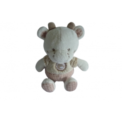 Doudou peluche vache Mots d'Enfants