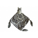 Doudou zèbre Carréblanc