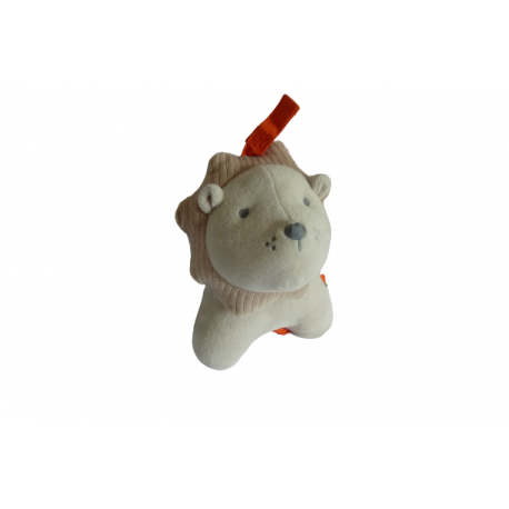 Doudou peluche musicale lion Obaibi