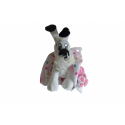 Doudou peluche avec couverture chien Idéfix Parc Astérix