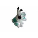 Doudou peluche avec couverture chien Idéfix Parc Astérix