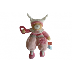 Doudou peluche ours Brioche éveil BN0343 Baby'Nat