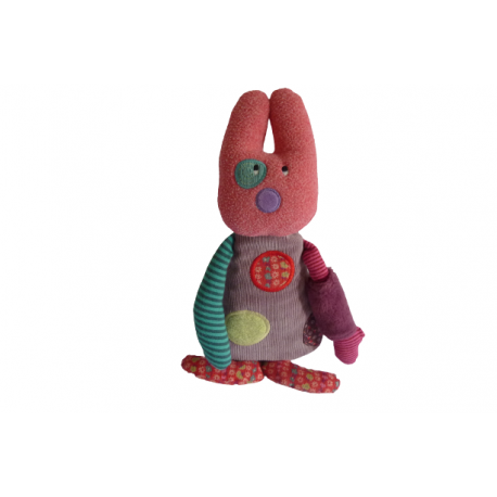 Doudou lapin peluche Les Jolis pas Beaux Moulin Roty
