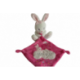 Doudou peluche mouchoir lapin Nicotoy