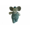 Doudou peluche éléphant Meiya et Alvin