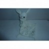 Doudou lapin peluche mouchoir Nicotoy