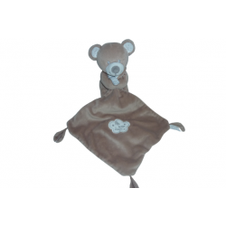 Doudou ours peluche mouchoir Ma Petite Etoile Pommette