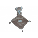 Doudou ours peluche mouchoir Ma Petite Etoile Pommette