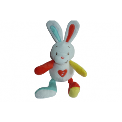 Doudou peluche lapin Auchan