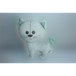 Doudou peluche chat Lazare Vulli
