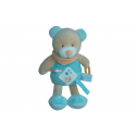 Doudou peluche ours éveil Super Doudou BN0213 Baby'Nat