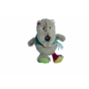 Doudou peluche chien Cesar boule grelot Lilliputiens