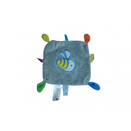 Doudou carré plat abeille Nicotoy Simba Toys