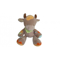 Doudou peluche vache Little Garden 30 cm nattou