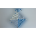Doudou lapin bleu Auchan