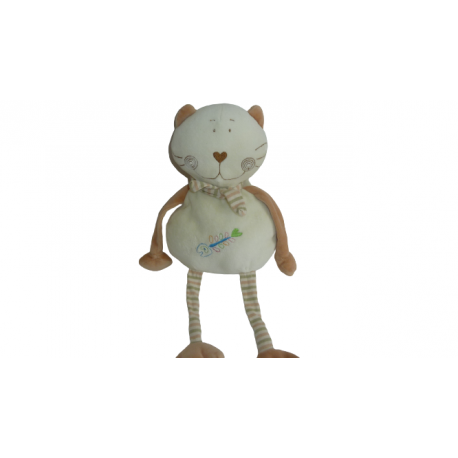 Doudou peluche chat Playkids