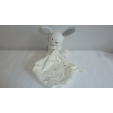 Doudou lapin peluche mouchoir My Little Bunny Nicotoy